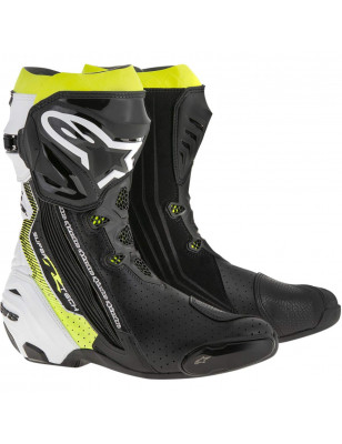 Alpinestars Supertech R Boot - schwarz/weiss/fluo-gelb